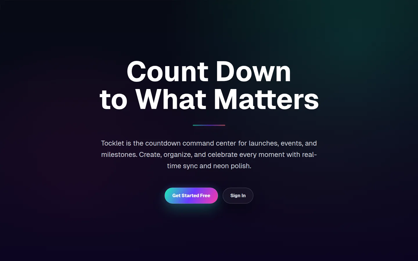Countdowns project preview